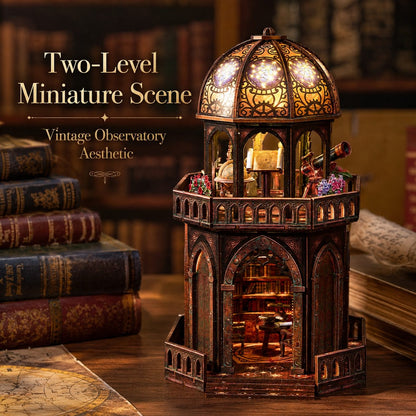 Celestial Observatory DIY Miniature House Kit
