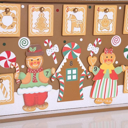 Wooden Gingerbread Advent House