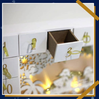 Wooden Nativity Advent Calendar