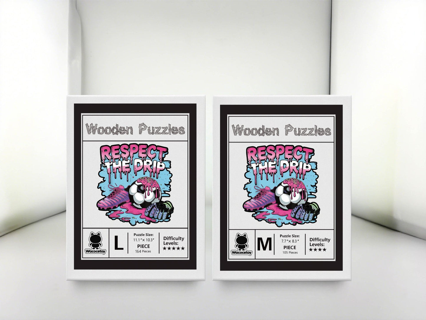 World Cup Soccer Graffiti Wooden Jigsaw Puzzle