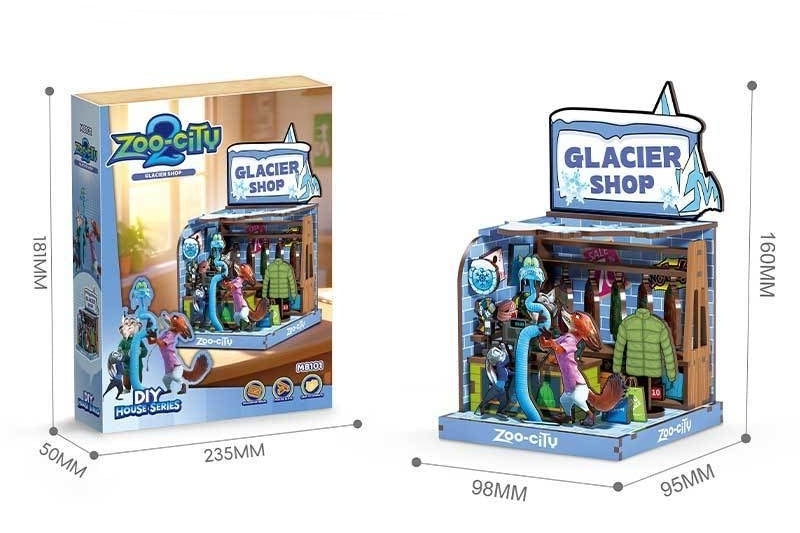 Zoo City 3D Wooden Puzzle | Zootopia Inspired Miniature