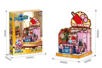 Zoo City 3D Wooden Puzzle | Zootopia Inspired Miniature