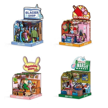 Zoo City 3D Wooden Puzzle | Zootopia Inspired Miniature