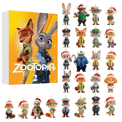 Zootopia Advent Calendar - 2D Flat Acrylic Collectibles