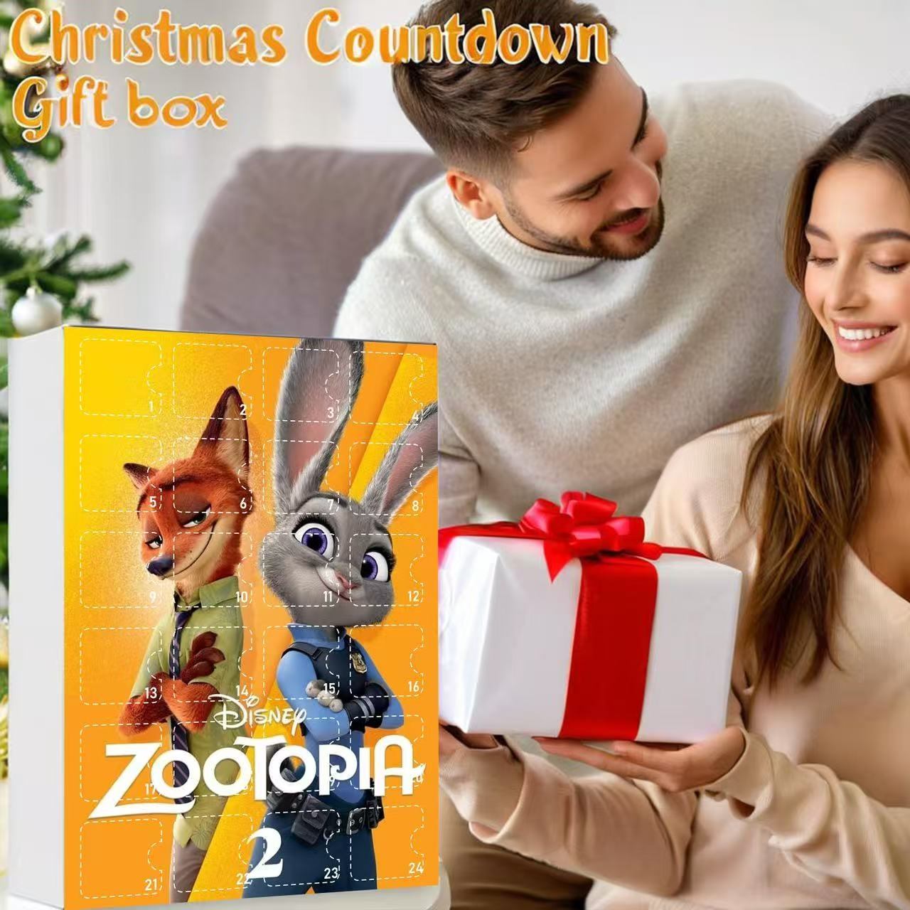 Zootopia Advent Calendar - 2D Flat Acrylic Collectibles