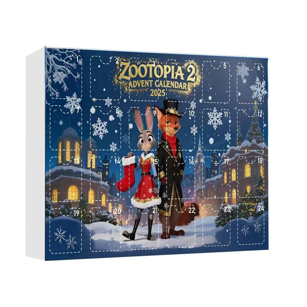 Zootopia Advent Calendar - 2D Flat Acrylic Collectibles