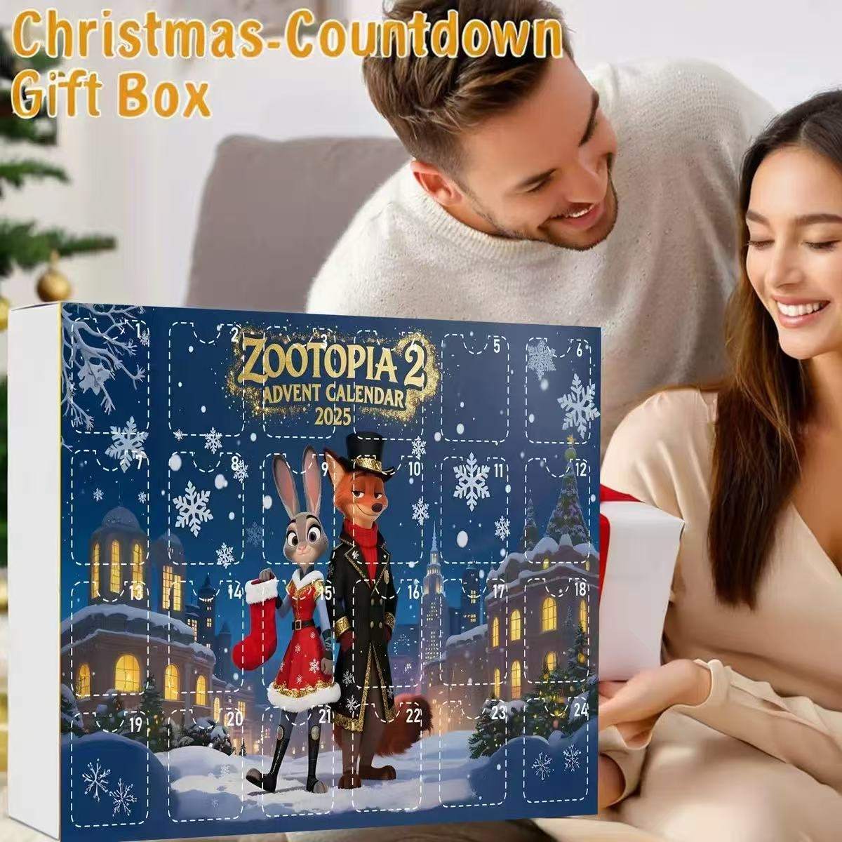 Zootopia Advent Calendar - 2D Flat Acrylic Collectibles