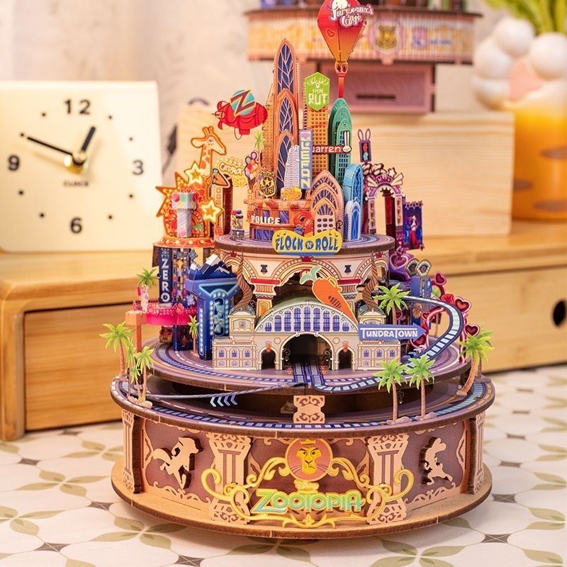 Zootopia 3D Music Box Puzzle