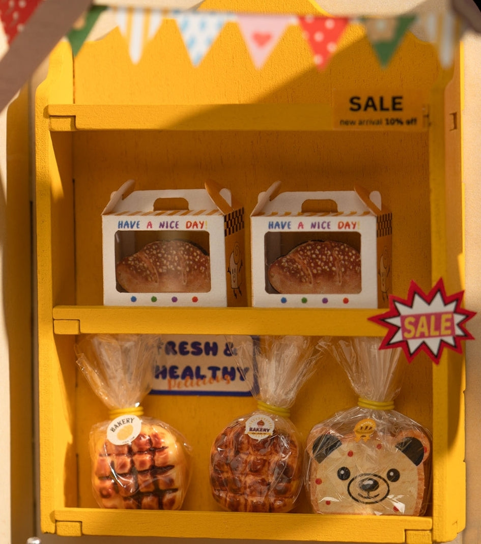 Becka's Baking House bakery themed diy miniature house - miniature crafts