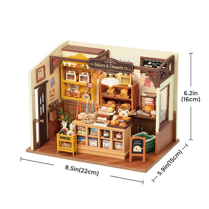 Becka's Baking House | DIY Miniature House Kit - Tonecheer
