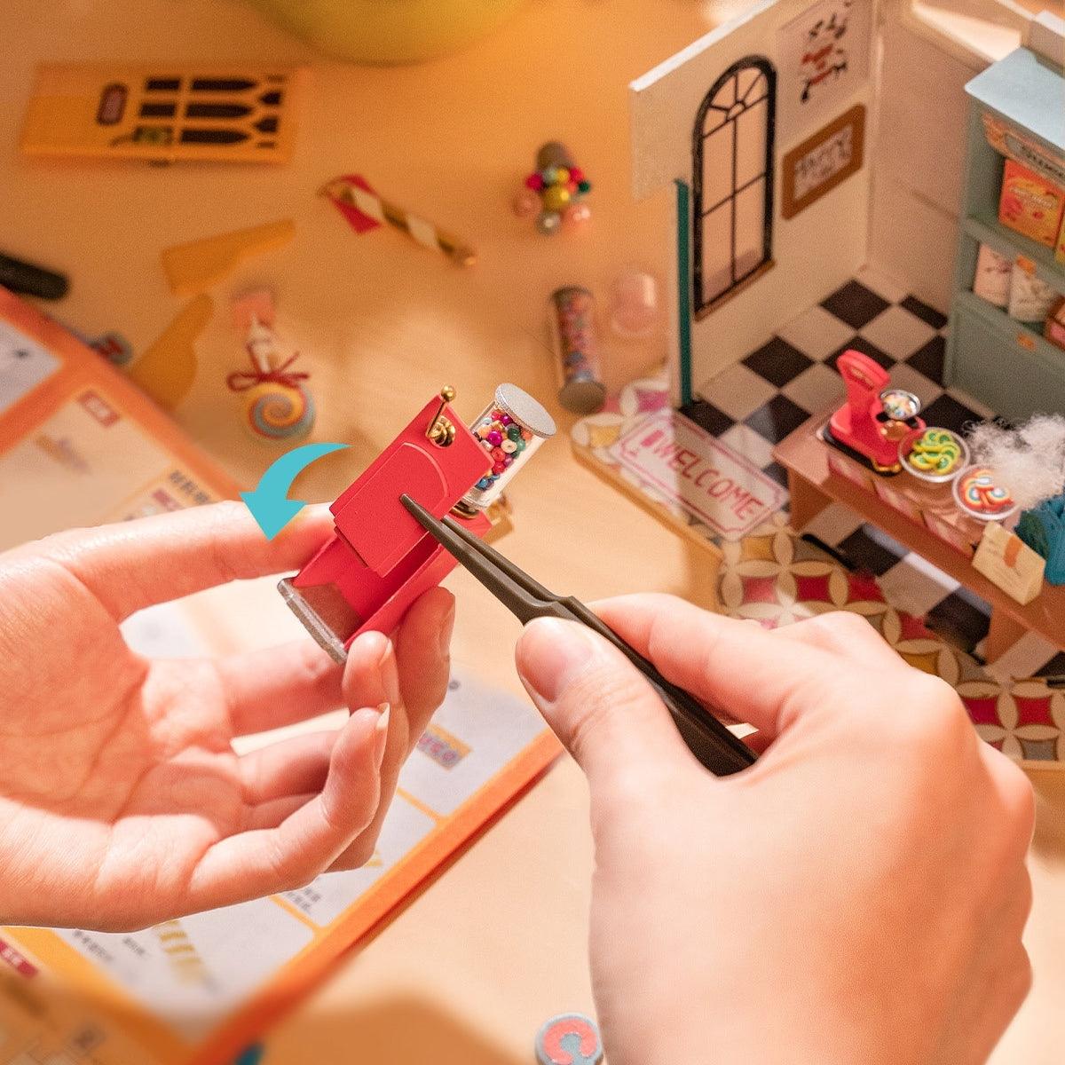 candy house diy miniature dollhouse kit