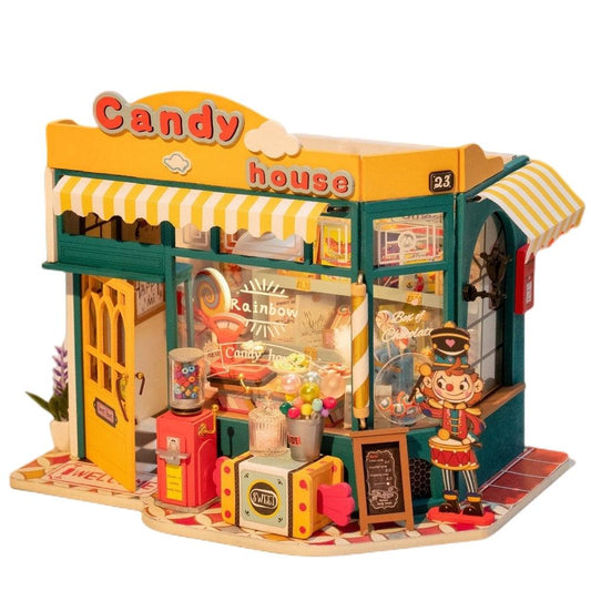 candy house diy miniature dollhouse kit