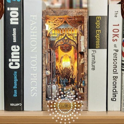 Dragon Castle DIY book nook kit - Game of Thrones Inspired - Bookshelf Insert Diorama - miniature crafts