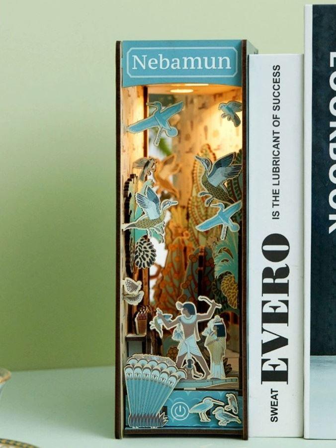 Nebamun's Garden DIY Wooden Book Nook Kit