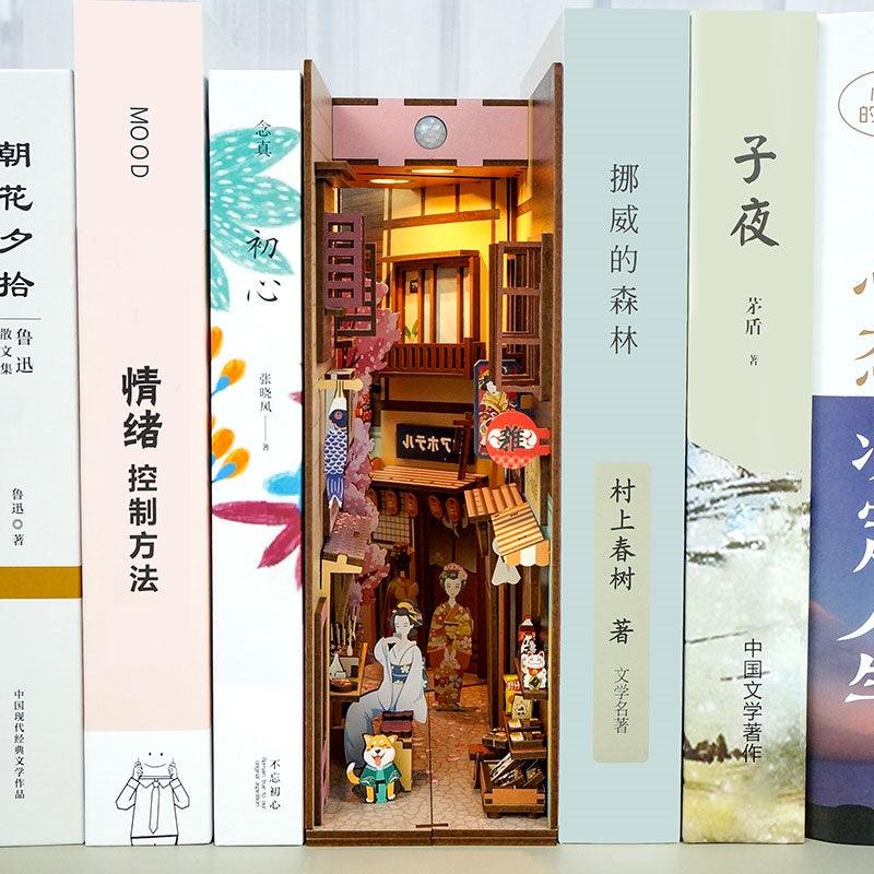 Japanese Grocery Store - DIY Book Nook Kit - Bookshelf Insert Diorama Decor 03