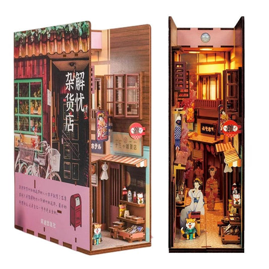 Japanese Grocery Store - DIY Book Nook Kit - Bookshelf Insert Diorama Decor