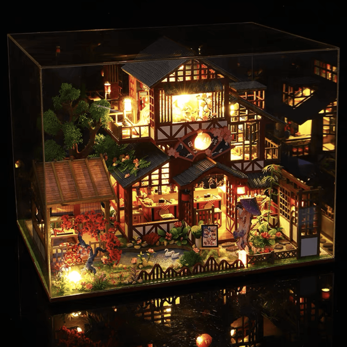 diy japanese style house miniature dollhouse
