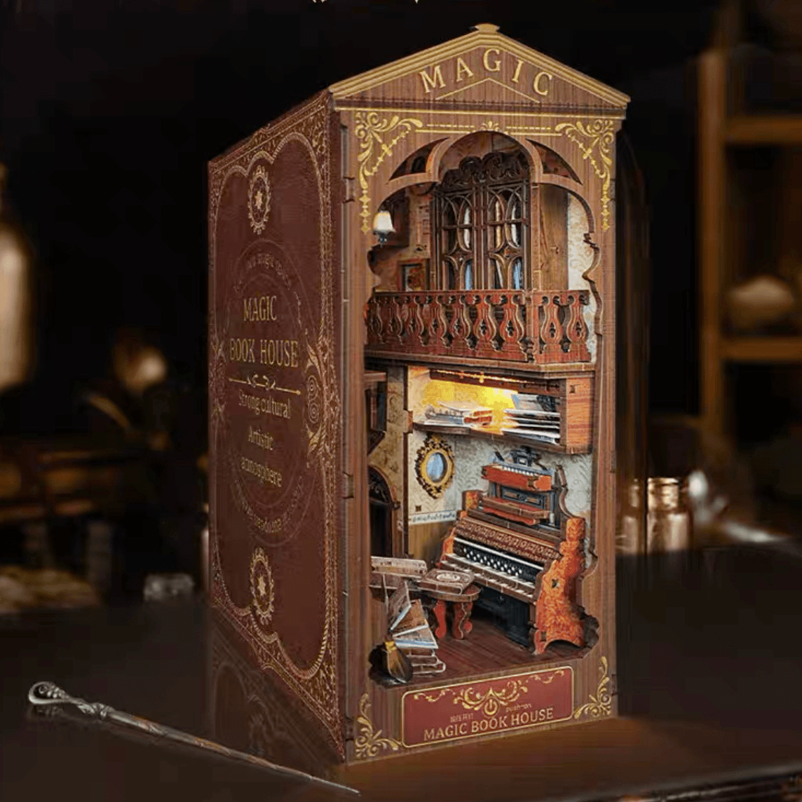 Magic Diagon Alley DIY Book Nook kit  Harry Potter Bookshelf Insert –  DIYSLAND