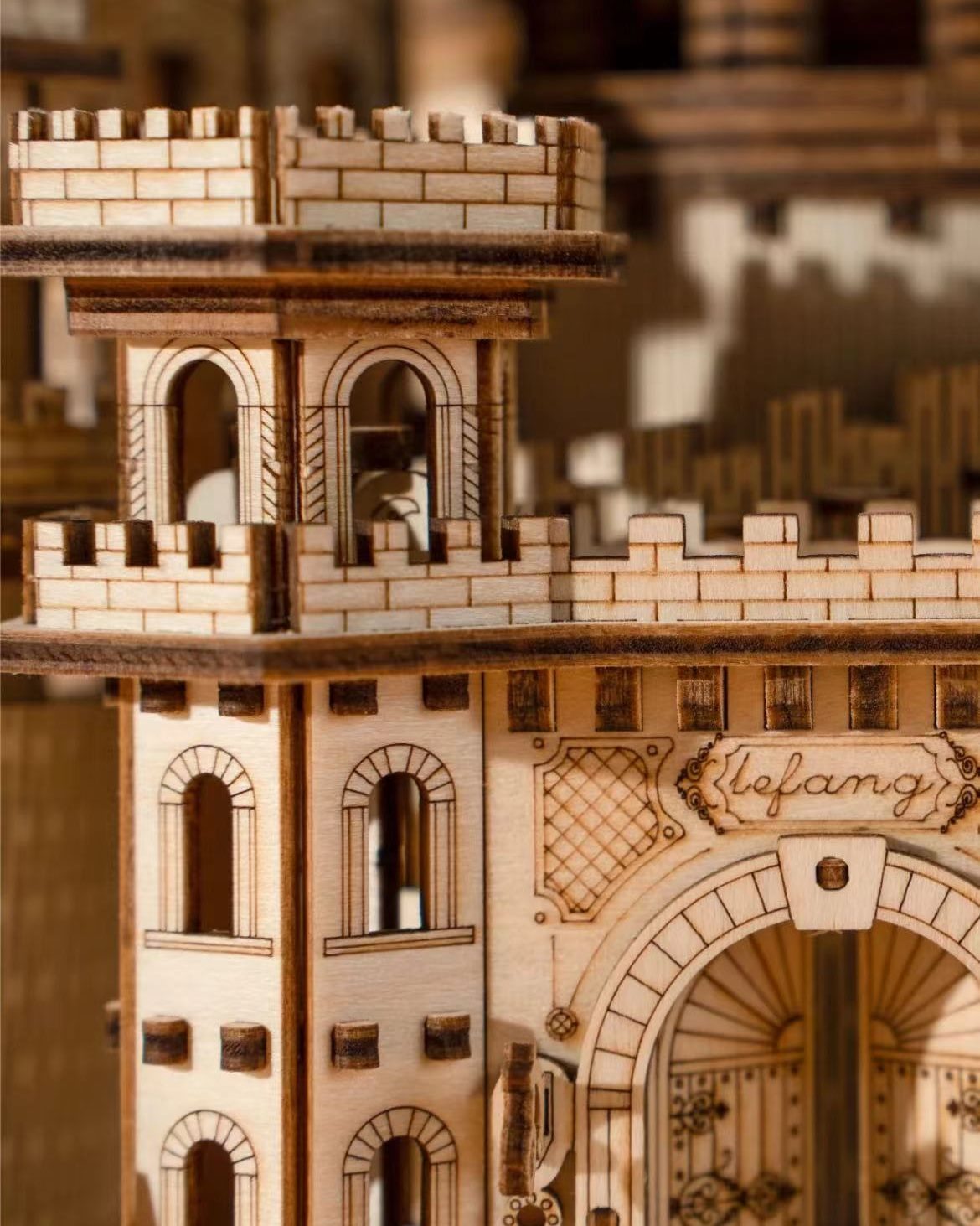 Magic Castle 3D Wooden Puzzle | Moving Gears | Mechanical Models | Miniature - part 2