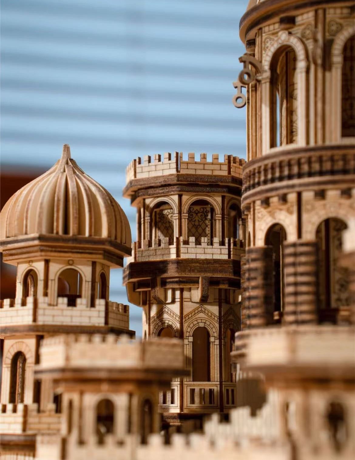 Magic Castle 3D Wooden Puzzle | Moving Gears | Mechanical Models | Miniature - detail