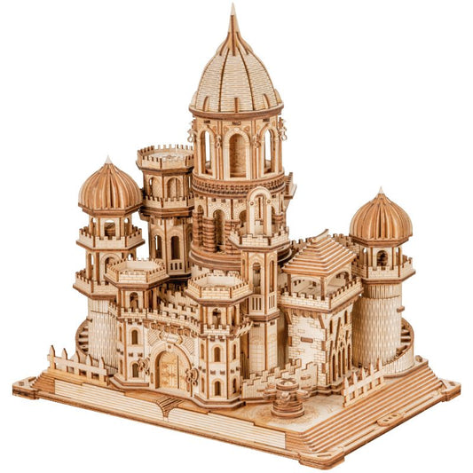 Magic Castle 3D Wooden Puzzle | Moving Gears | Mechanical Models | Miniature