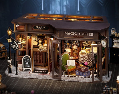 Magic Coffee Shop DIY Miniature House Kit