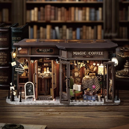 Magic Coffee Shop DIY Miniature House Kit