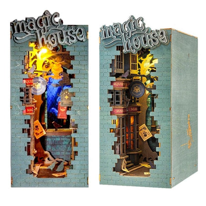 Magic Diagon Alley DIY Book Nook kit  Harry Potter Bookshelf Insert –  DIYSLAND