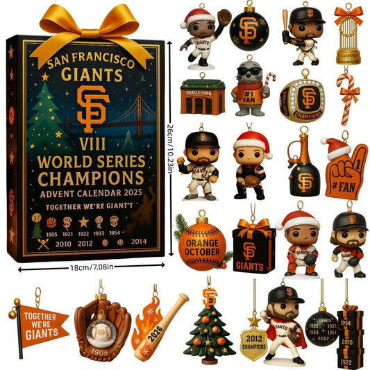 San Francisco Giants 8x World Series Champions Advent Calendar