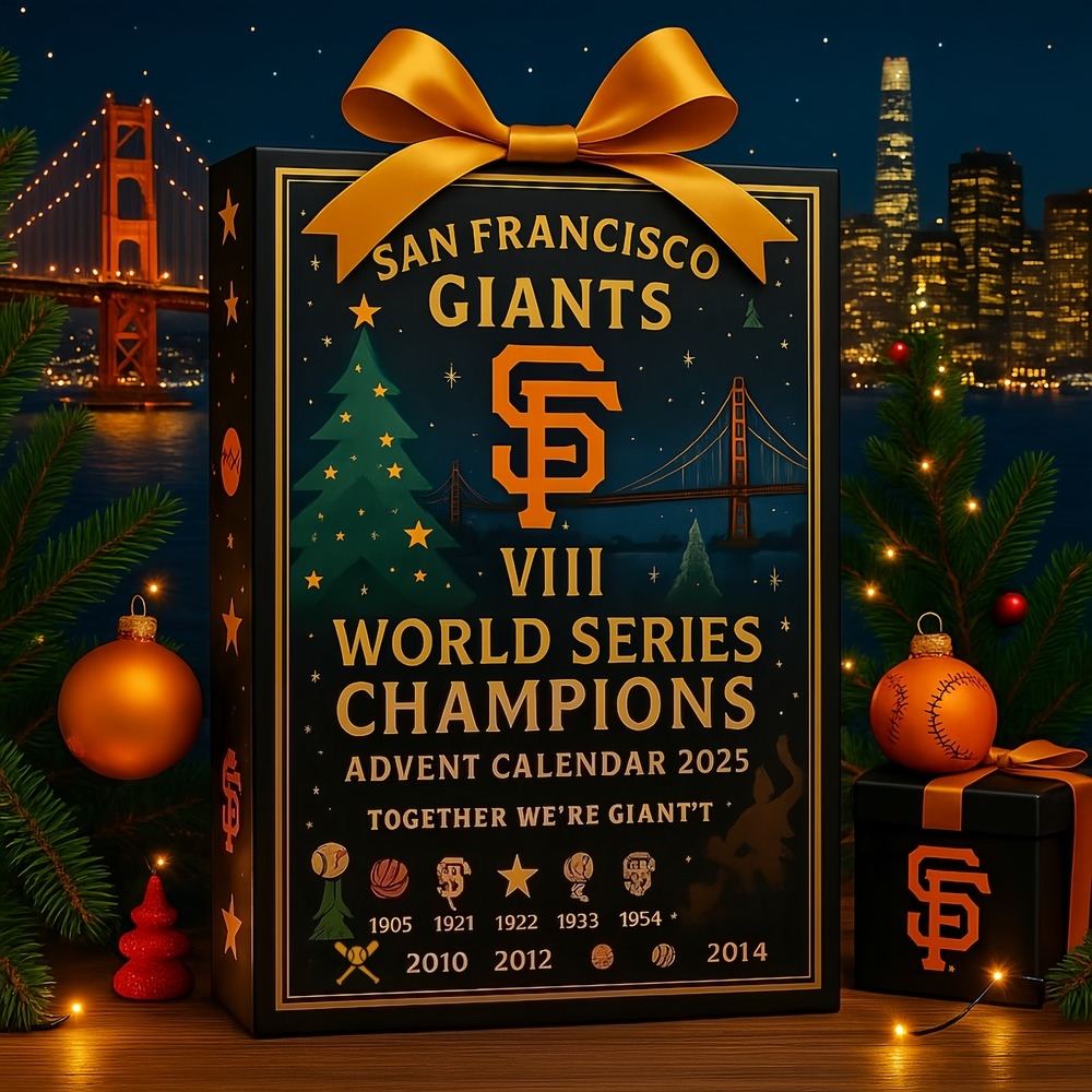 San Francisco Giants 8x World Series Champions Advent Calendar