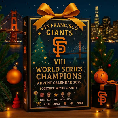 San Francisco Giants 8x World Series Champions Advent Calendar