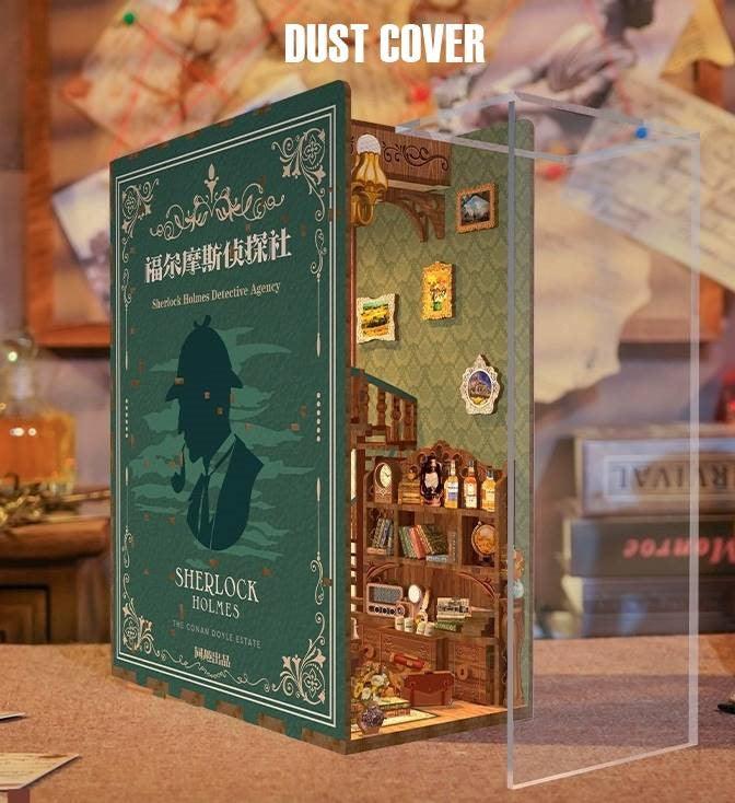 Rose Detective Agency DIY Book Nook Kit - Bookshelf Insert Diorama