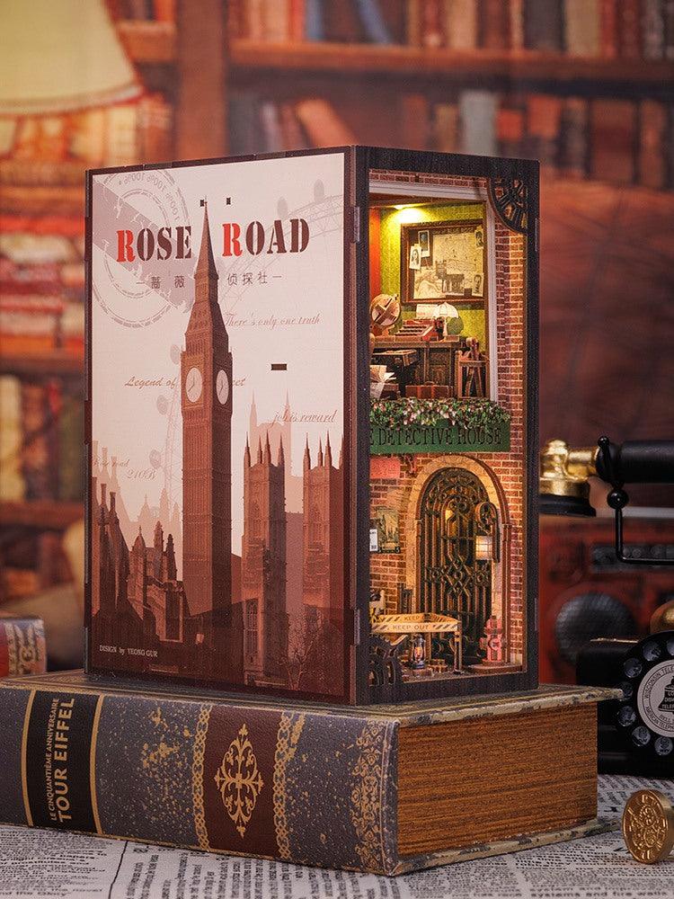 Sherlock Holmes Detective Agency DIY Book Nook Kit - Bookshelf Insert  Diorama - 3D Wooden Bookends – DIYSLAND