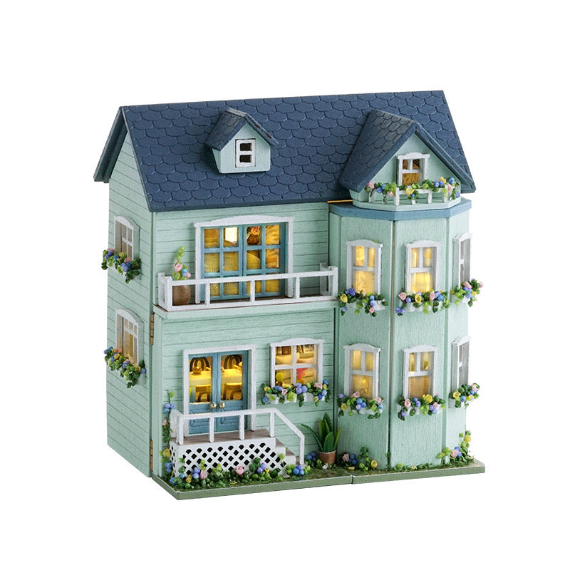 exterior of Mini Warm House DIY Miniature House Kit